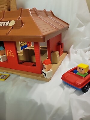 1974 Vintage Playskool Familiar Places McDonalds PlaySet