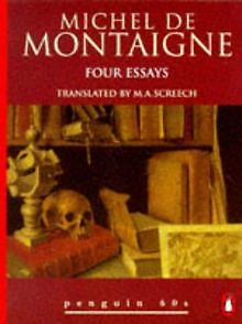 Four Essays (Penguin 60s) von Michel de Montaigne | Buch | Zustand gut