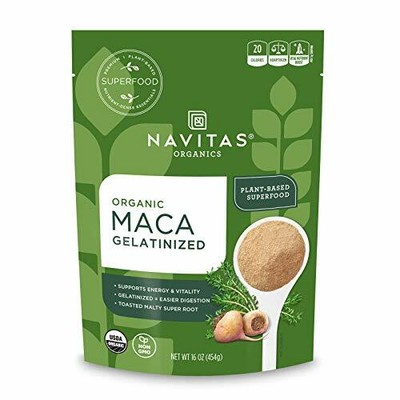 Navitas Naturals maca gelatinized Powder, 16-ounce pouches (858847000567)