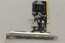 One New 480Mbps High Speed 5 Port USB 2.0 PCI Controller Card