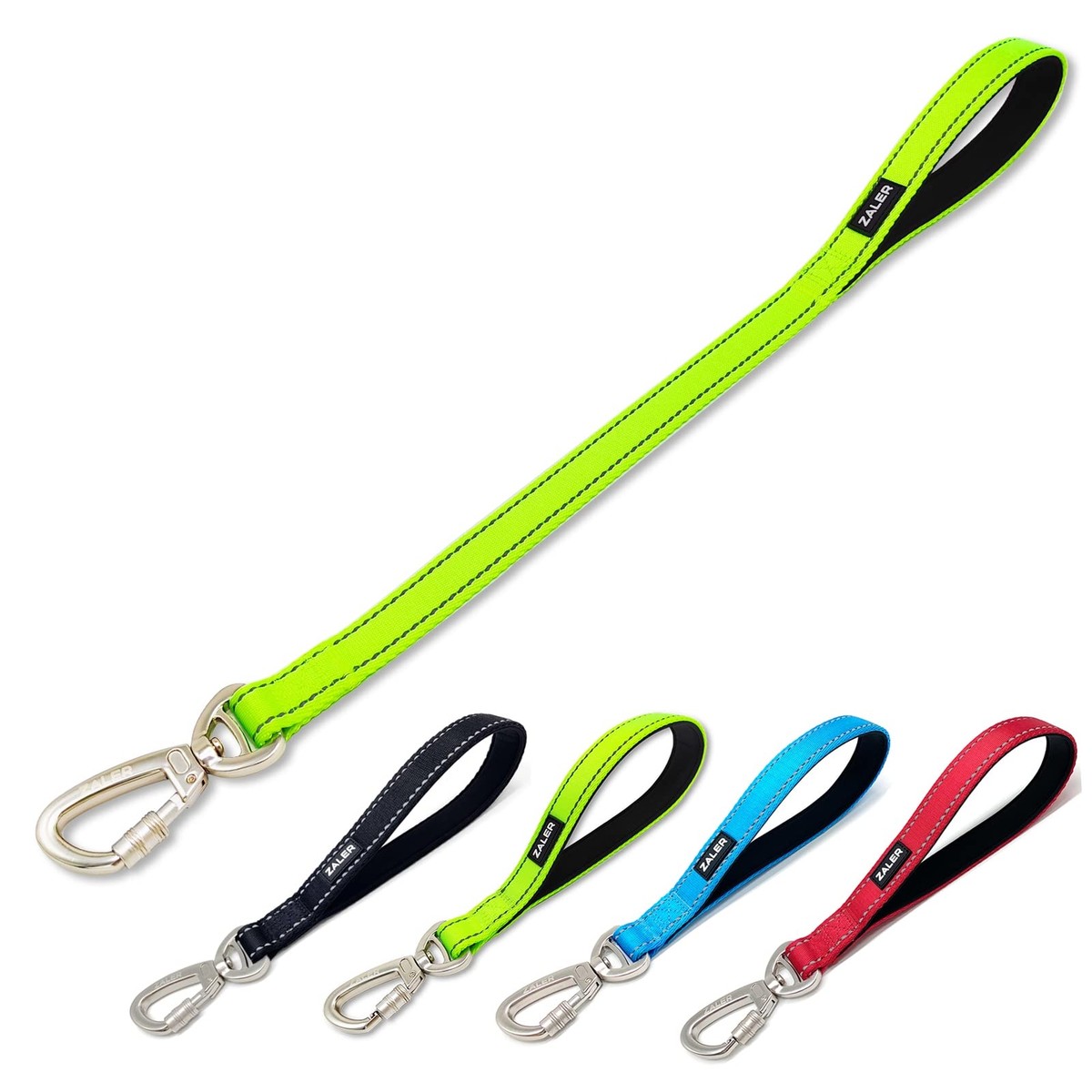 Short Dog Leash ft 24 Inches Traffic Leashes for Dogs Nylon