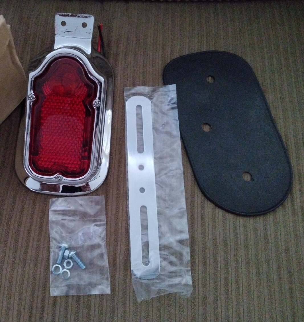 TOMBSTONE TAILLIGHT 47-54 Panhead style Part No 8-56 | eBay