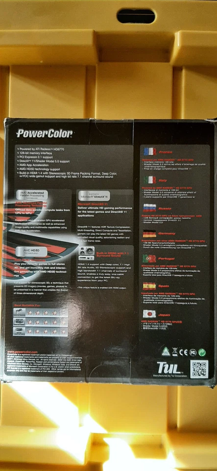 AMD Radeon HD 6770 1GB GDDR5 PowerColor Factory Sealed - Image 2 of 4