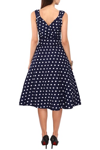 Miss Lavish Dress 40s 50s Swing Vintage Rockabilly Retro Prom Plus Size Dresses - Picture 9 of 13
