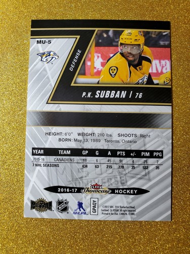 2016-17 Fleer Showcase Metal Universe Precious Metal Gems YOU PICK Flair Rookie - Picture 8 of 188