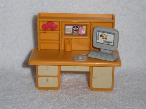 Keenway Sweet Streets Dollhouse Size Computer Bedroom Desk - Picture 1 of 3