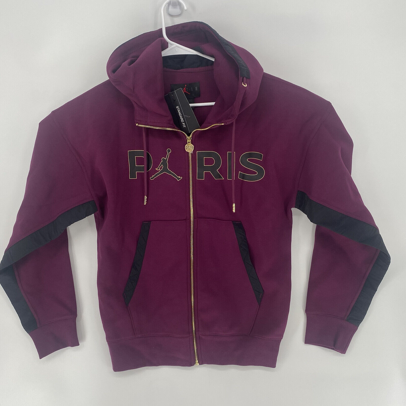 Tranquilidad trolebús novedad Nike Air Jordan Paris Saint Germain Full Zip Hoodie Jacket XS CV9910 610 |  eBay