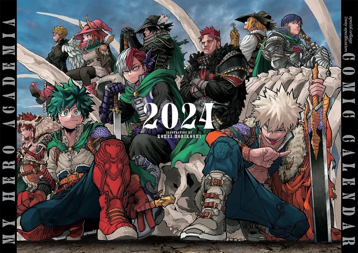 2024 Wall Comic Calendar My Hero Academia Anime from Japan | eBay 2024-wall-comic-calendar-my-hero-academia-anime-from-japan-ebay