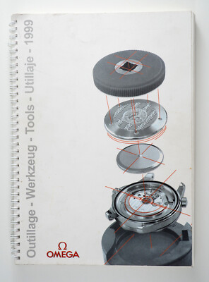 1999 OMEGA Watch World Service Repair TOOLS complete catalog Dealers only RARE