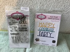 Stamps Of Life Party Word Stand -up Extras More B B Q Stamp