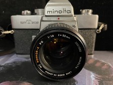 Minolta SRT-202 35mm SLR w/Rokkor-X 50mm f1.4 lens