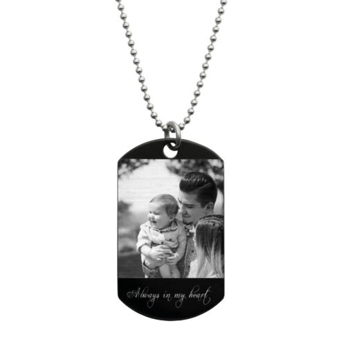 Collana Targhetta Cane "A Mio Figlio" Personalizzata Acciaio Inox Militare Aeronautica Militare Marina - Foto 20 di 21