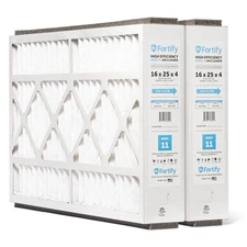 Fortify 16x25x4 MERV 11 replacement for AprilAire 410 Air Filters. Qty 3