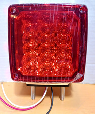 Stop - Turn - Tail Light - Double Faced - 39 Led - Amber Red - Stud Mount - New