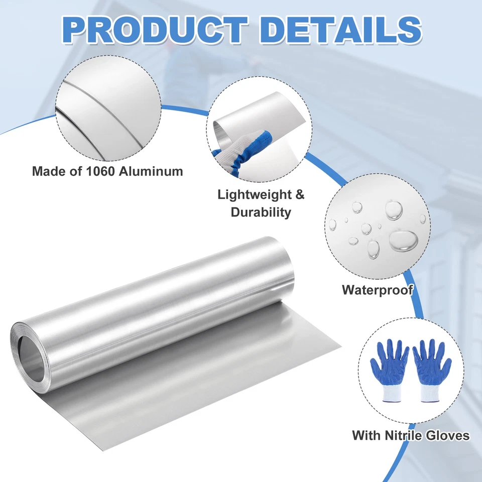 Rollo intermitente de aluminio 1060, paneles de techo de aluminio de 118" X8" X0,024" Foto 3 de 4