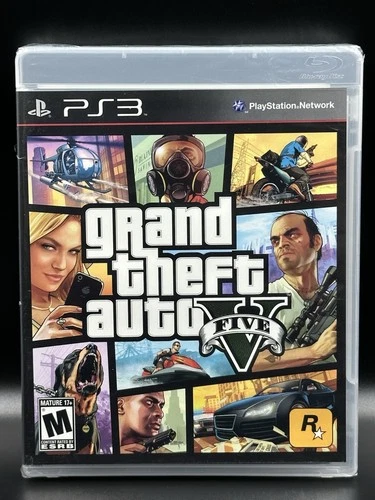 Grand Theft Auto V • Sealed • 1st Print • PlayStation 3