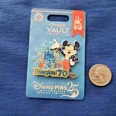 #ad Disney Disneyland DLR LE Cast Exclusive Pin Vault Collection 70th Mickey $34.99