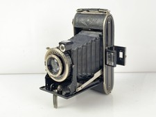 Macchina fotografica pieghevole vintage Agfa Billy Compur + obiettivo Solinar f4.5 10,5 cm tedesca anni 50