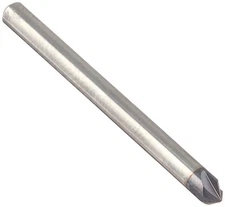 Kodiak Cutting Tools KCT253257 USA Made Solid Carbide Chamfer Mill, AlTiN Coa...