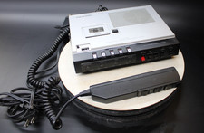 Microcassette Voice Recorder Dictating Transcribe System - Foot & Hand Controls