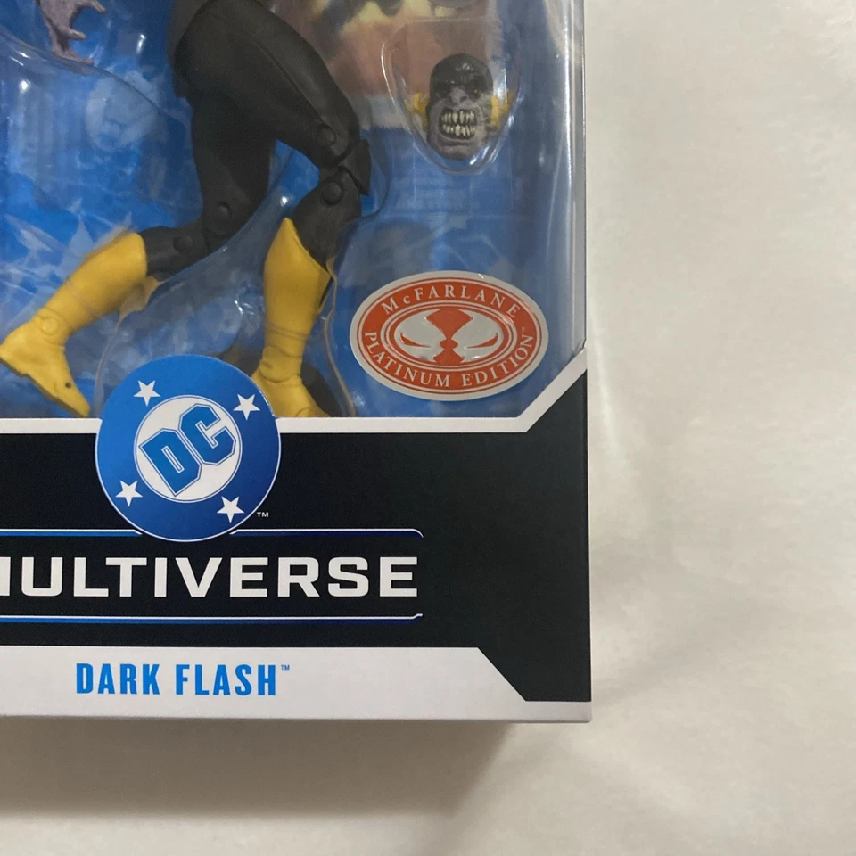 Figura de acción DC Multiverse Dark Flash rojo edición platino 7” McFarlane juguete NUEVO Foto 2 de 4