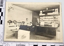 Antique 1924 Cabinet Photo Hardware Store Advertising Signs Thor Washing Machine