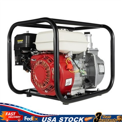 #ad 2quot; 6.5 HP Gas Powered Semi Trash Water Pump High Pressure Gasoline Transfer Pump $188.46