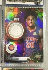 2025-26 Topps Holiday - Player Relics Chaz Lanier #PR-CL Holiday Metallic Purple
