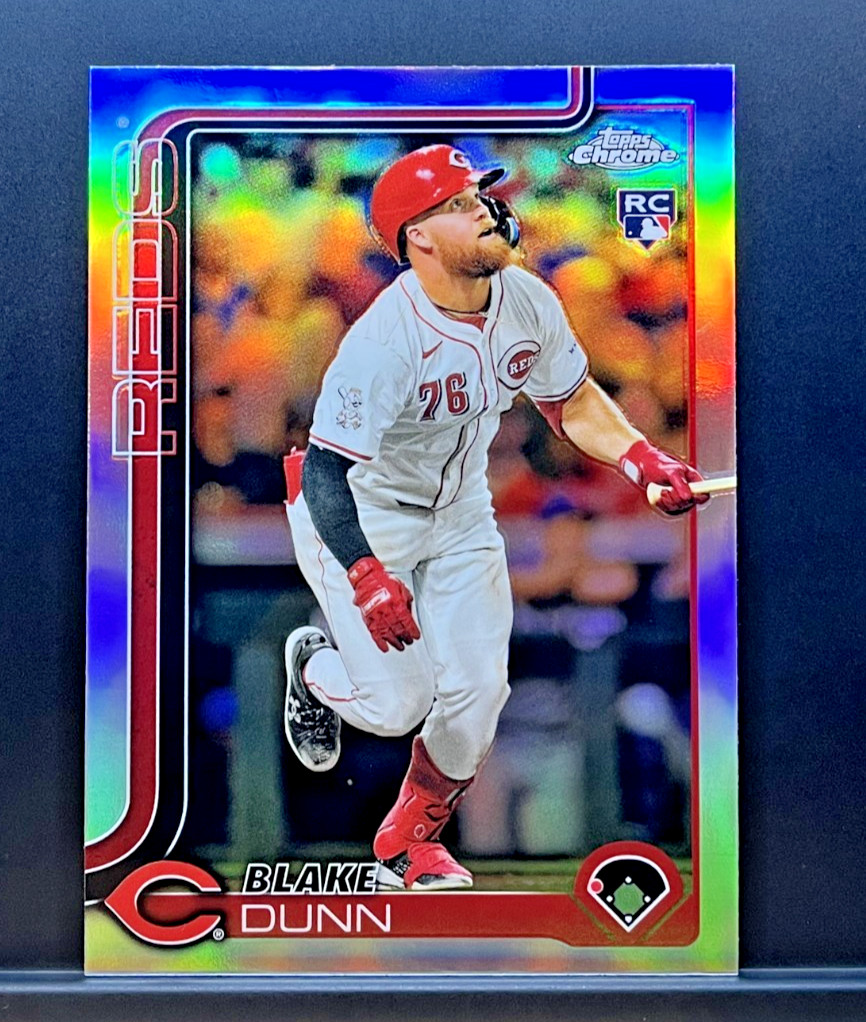 2025 Topps Chrome - Blake Dunn #161 Refractor ROOKIE CARD (RC) - MINT CONDITION