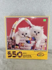 Ceaco Vintage Puzzle 550 Pieces Cats Don’t Get Carried Away 90’s - SEALED