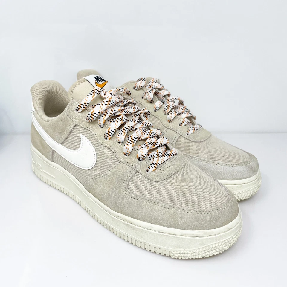 Nike Hombres Air Force 1 07 LV8 DO9801-200 Beige Zapatos Informales Tenis Talla 7.5 Foto 2 de 4