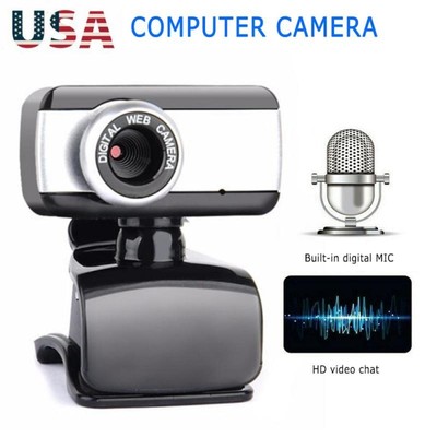New 480P Resolution Webcam USB 2.0 Web Camera Built-in Microphone s