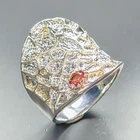 Handmade Natural Tourmaline Ring 925 Sterling Silver Size 6.5 /R462766
