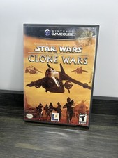Star Wars: The Clone Wars (Nintendo GameCube, 2002) Complete With Manual & Reg