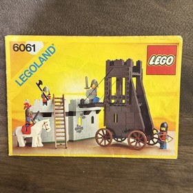 LEGO 6061 Siege Tower Castle 100% Complete W Manual