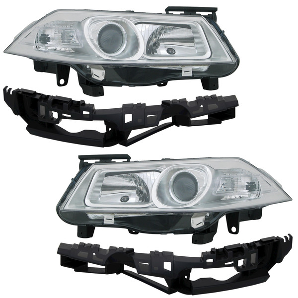Scheinwerfer Set FüR Renault Megane 2 2006-2008 H1 H7 Lwr Stellmotor-image