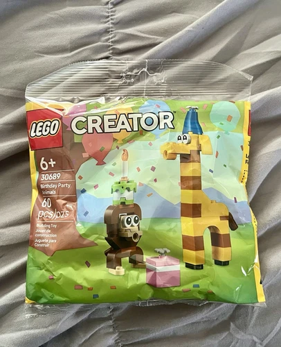LEGO Creator Birthday Party Animals Paper Bag 30689  *SEALED*