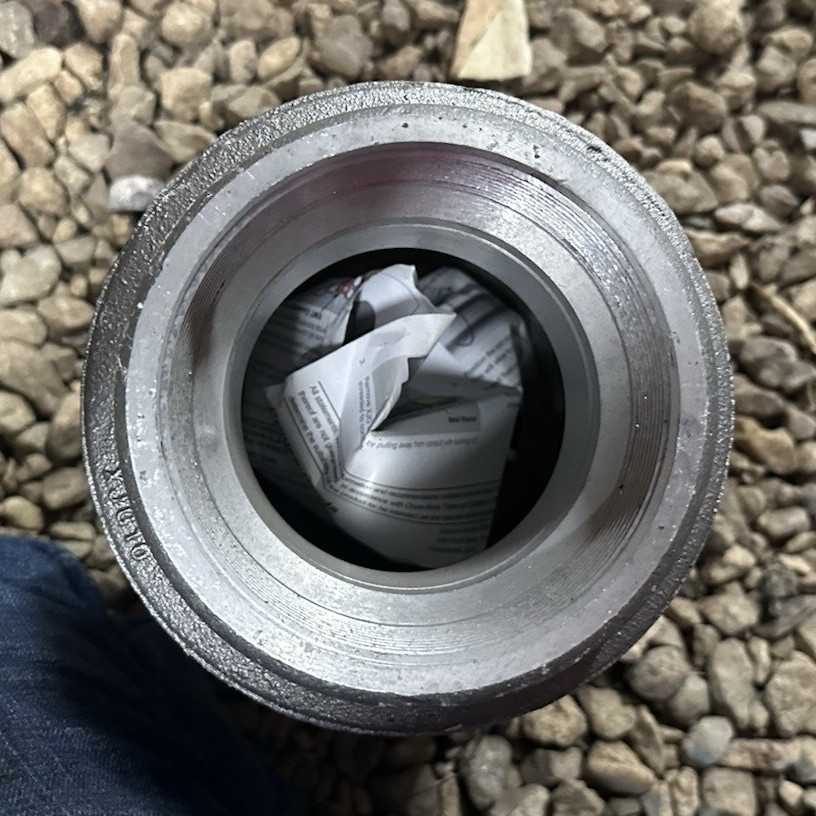Crouse-Hinds XJG104 SA 4in RMC Expansion Joint Fitting Straight Threaded Silver