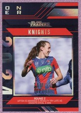 2025 NRL NRLW SEASON TO REMEMBER CARD - [NEWCASTLE KNIGHTS] - SR27 Tamika UPTON