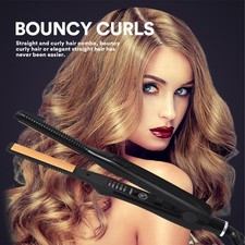PROFESSIONAL HAIR STRAIGHTENER 2 IN 1 FLAT IRON HAIR STRAIGHTENERS 4 MODES