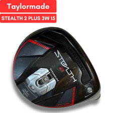 TaylorMade STEALTH 2 PLUS 3W 15* Fairway Wood Head Right Hand USED D6859