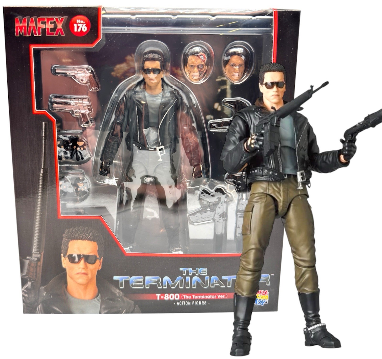 Mafex Terminator T-800 Action Figure 176 Medicom 2022 Near Mint