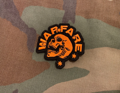 #ad NORTHERN PROVISIONS NORPRO WARFARE PATCH ORANGE EMBROIDERED HOOK BACKING NOT FOG $60.00