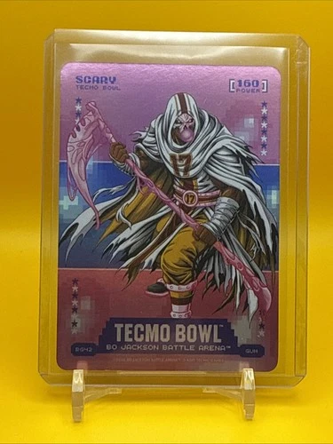 Scary Tecmo Bowl Bo Jackson Battle Arena 160 Power Gum BG42 2026 Foil