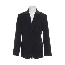 Nvsco 2107, Blazer, Größe: 42, Schwarz/Mehrfarbig, Baumwolle/Nylon/Elasthan #rkI