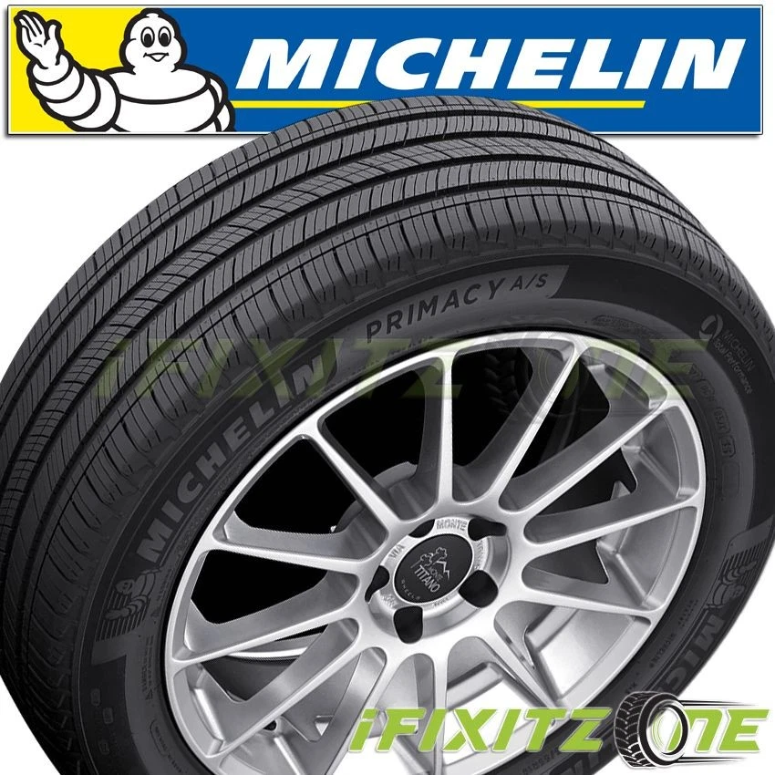 1 Michelin Primacy A/S 235/55R19 101V All Season Tires 55000 Mile Warranty - Image 3 of 4
