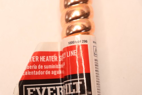 Everbilt 12 in. Copper 3/4 in. FIP x 3/4 in. FIP Line - Picture 3 of 4