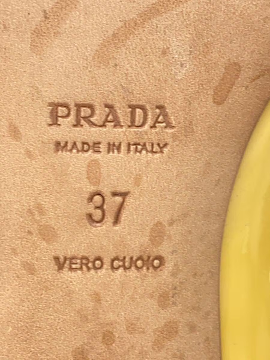 Prada Pumps 37 Ylw Patent Jlb49 thumbnail 5