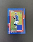 2025 Donruss Optic Jaxson Dart Blue Hyper (RAW)