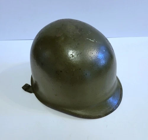 M1 Combat Helmet U.S. Military WWII W/ Straps Vintage
